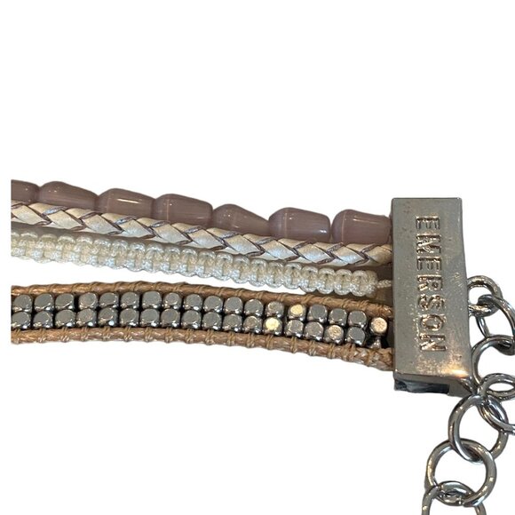 Victoria Emerson multistrand bracelet Pink Lilac - Picture 5 of 9